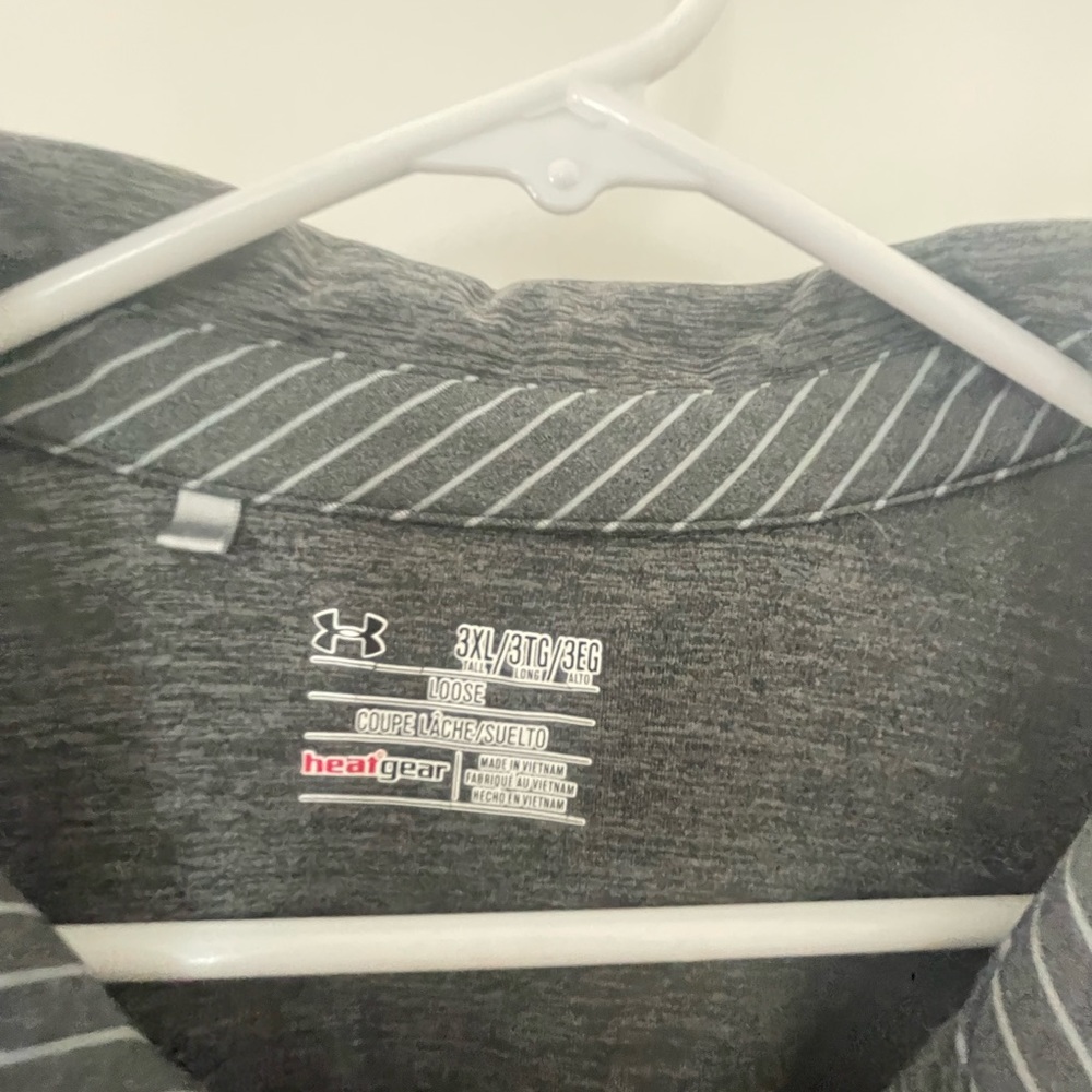 Men’s 3XL Grey Polo -Moisture Wicking